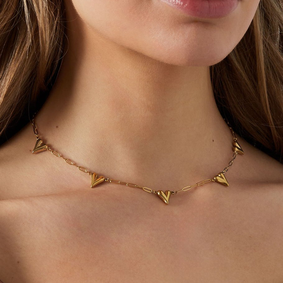 Heart Chain Necklace