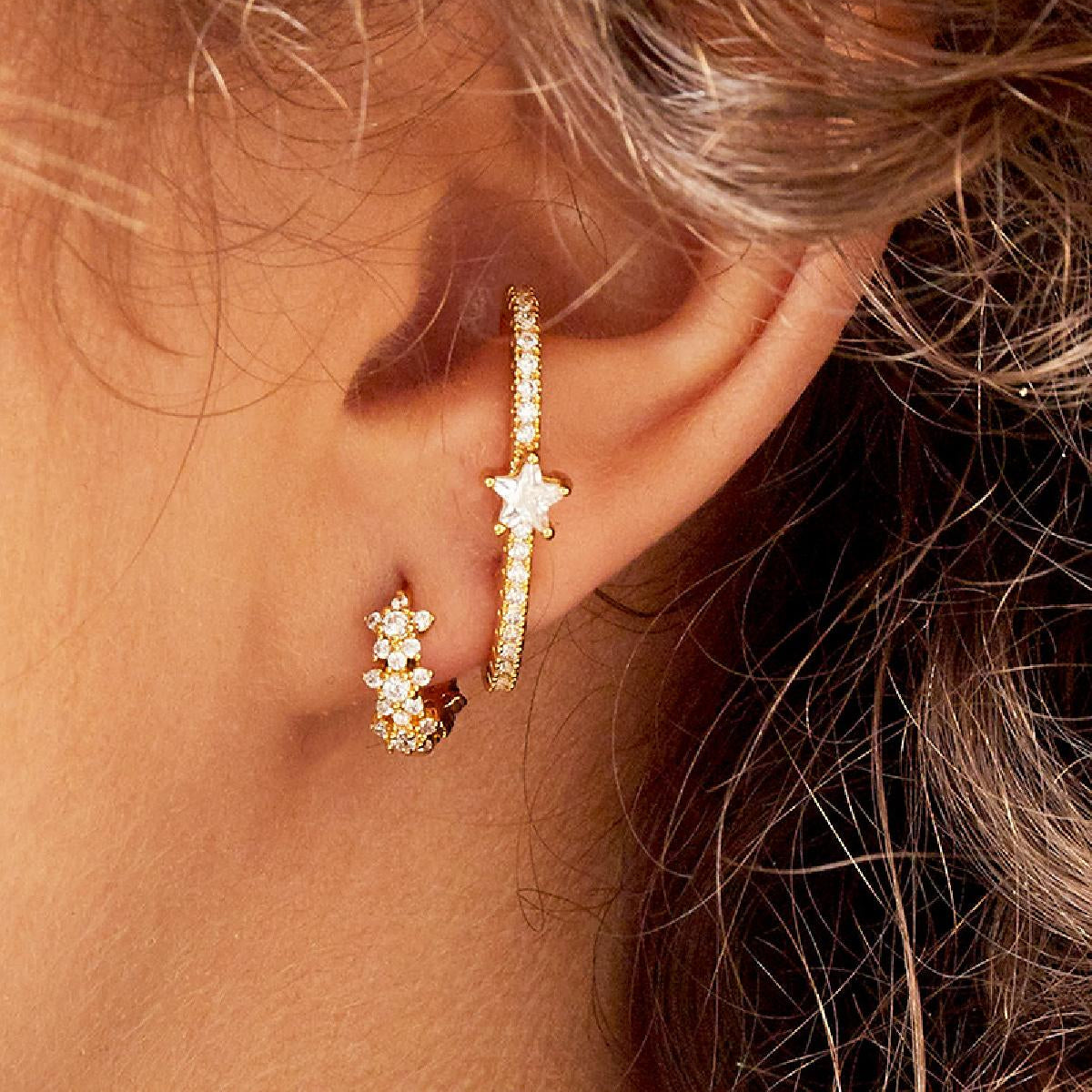 Sparkle Hoop Earrings