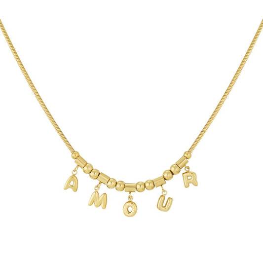 Amour Letter Necklace