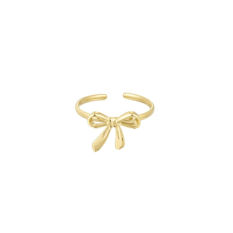 Gold Bow Ring