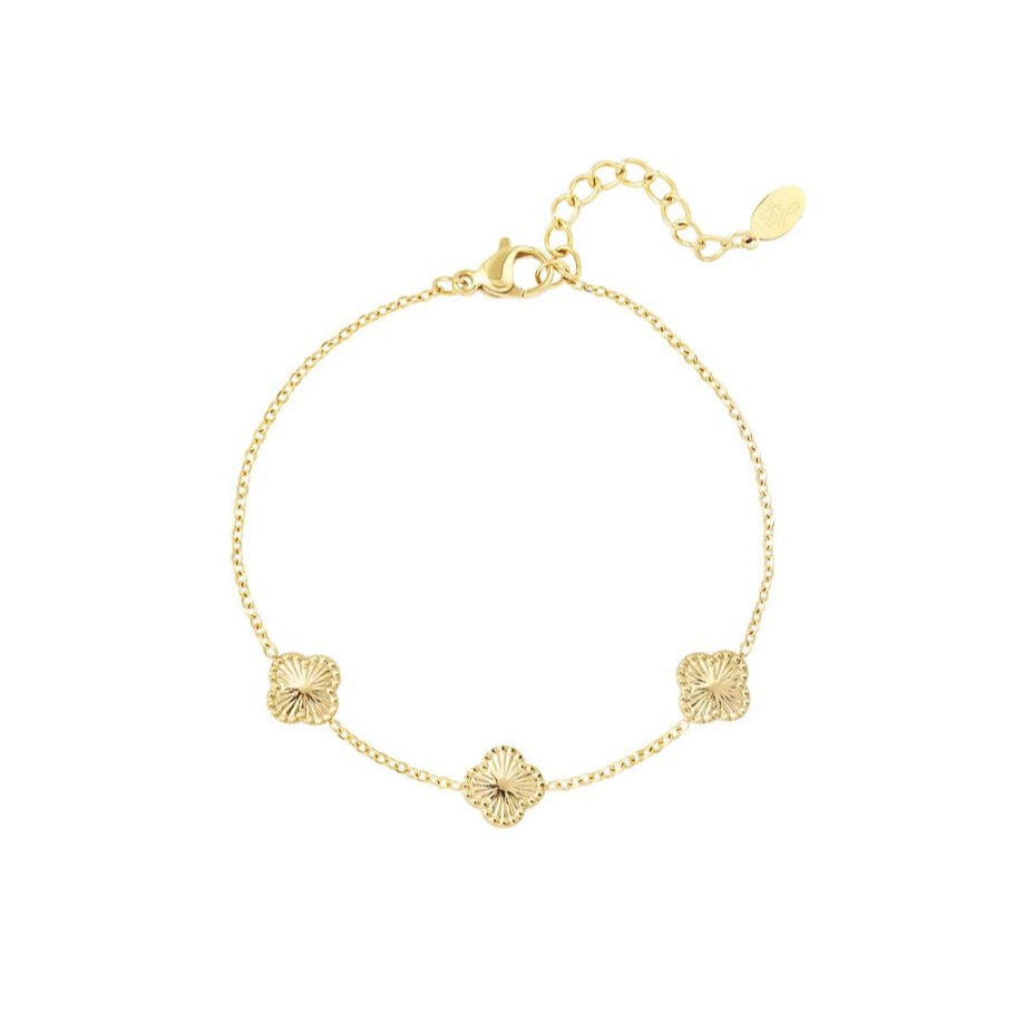 Floral Charm Bracelet