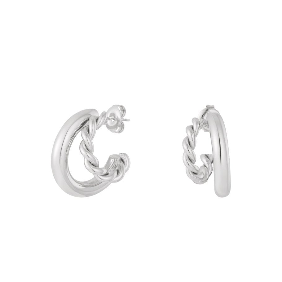 Twisted Hoop Earrings