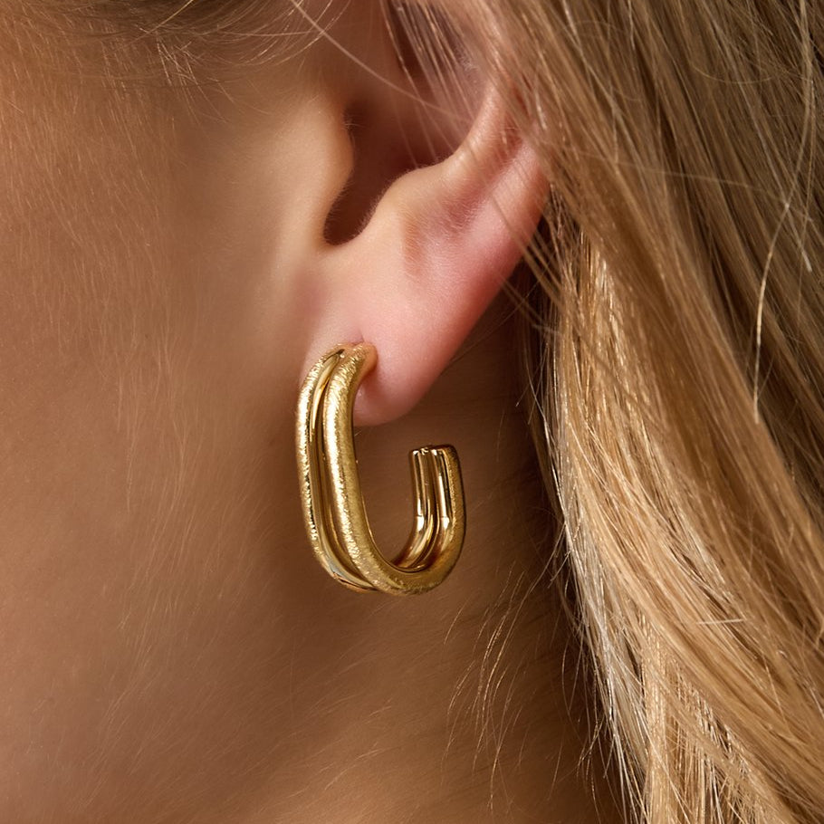 Double Loop Earrings