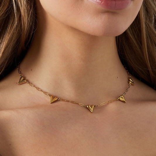 Heart Chain Necklace