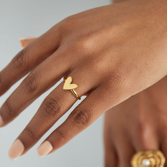 Gold Heart RING
