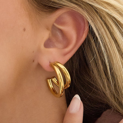 Double Hoop Earrings