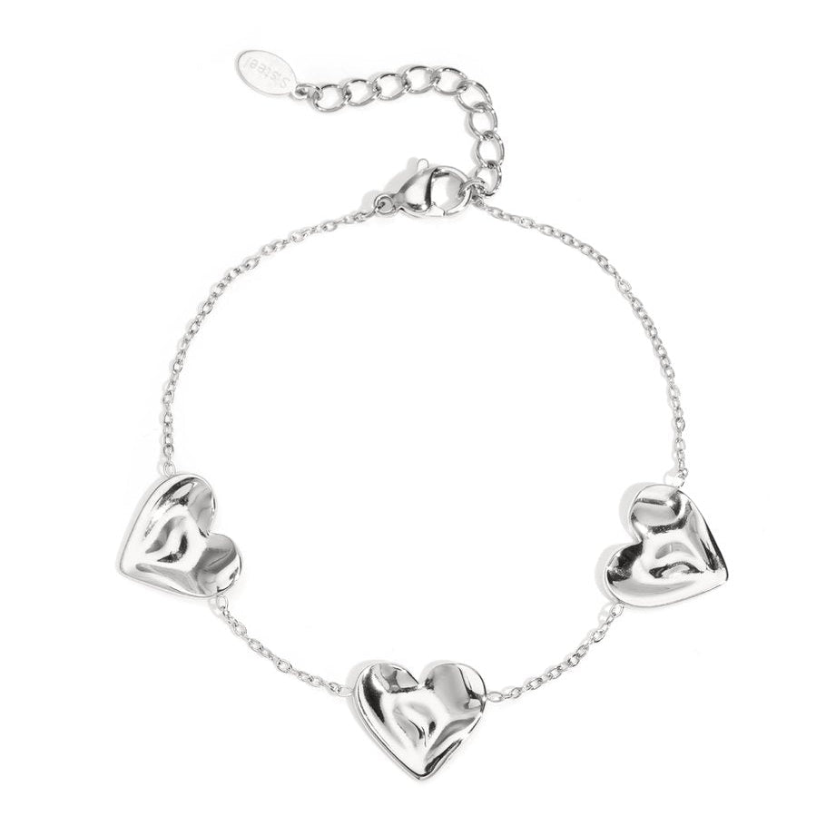 Triple Heart Bracelet