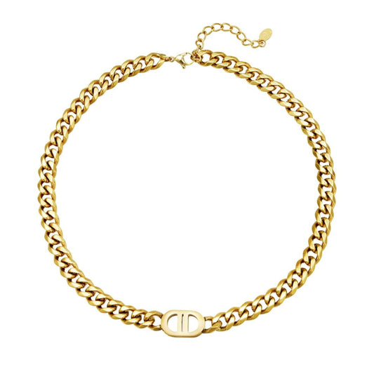 Gold Chunky Chain Necklace