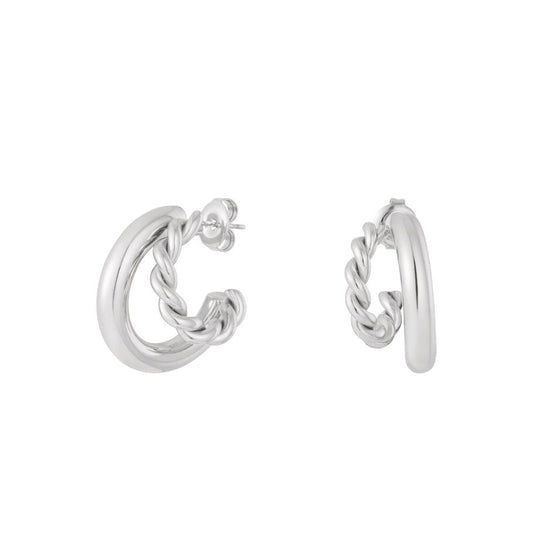 Twisted Hoop Earrings