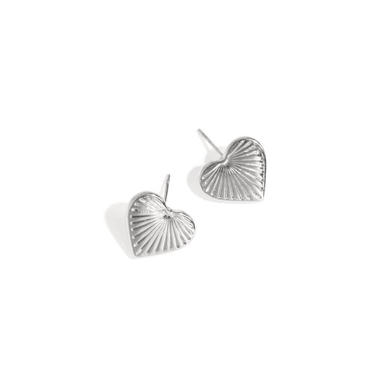 Heart Stud Earrings