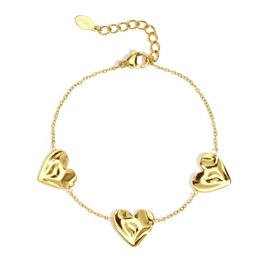 Triple Heart Bracelet