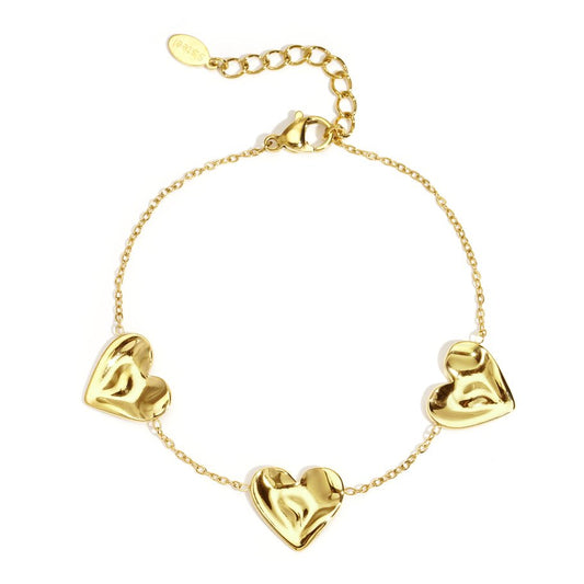 Triple Heart Bracelet