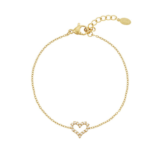 Gold Heart Bracelet