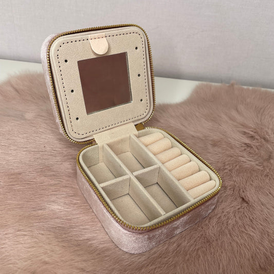 Velvet Jewelry Travel Case